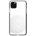 DistinctInk Case for iPhone 11 Pro (5.8 Screen) - Custom Ultra Slim Thin Hard Black Plastic Cover - White Golf Ball