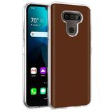 TalkingCase Slim Phone Case Compatible for LG Harmony 4 Xpression Plus 3 K40S Dark Chocolate Print Light Flexible Protect USA