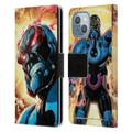 Head Case Designs Officially Licensed Justice League DC Comics Darkseid Comic Art New 52 #6 Cover Leather Book Wallet Case Cover Compatible with Apple iPhone 14