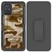 Bemz Rugged Holster Samsung Galaxy A51 (Not 5G) Phone Case Heavy Duty Armor Protector Cover with Removable Belt Clip and Touch Tool - Desert Camo