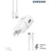 Original Samsung Galaxy A50 Charger! Adaptive Fast Charger Kit [1 Wall Charger + 2 Type-C Cables] True Digital Adaptive Fast Charging uses dual voltages for up to 50% faster charging!