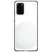 DistinctInk Case for Samsung Galaxy S20 (6.2 Screen) - Custom Ultra Slim Thin Hard Black Plastic Cover - White Golf Ball