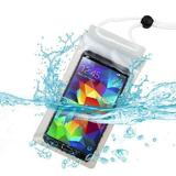 Premium Universal T-Clear Waterproof Case Bag Pouch (with Lanyard) for Blackberry Z10 + MYNETDEALS Mini Touch Screen Stylus