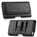 5.5 Phone Wallet Leather Pouch Case Horizontal Flip Cover Protective Holster Pouch [Belt Clip + Loops + ID /Credit Card Slot Holder] BLACK fit APPLE iPhone XR /8 Plus /7 Plus /6s Plus /6 Plus