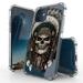 Beyond Cell compatible with iPhone 12 Mini 5.4 (2020) Case Transparent Clear Shock Absorption Cushion Bumper Corner Soft TPU + PC Cover Native Skull Head