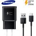 OEM Samsung Fast Adaptive Wall Adapter Charger for Galaxy S20 S10 Lite S9 Plus Note 9 S8 Note 8 M11 M21 M31 Note 10 EP-TA20JBE - 4 Foot Type C/USB-C Cable