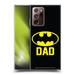 Head Case Designs Officially Licensed Batman DC Comics Logos Batdad Soft Gel Case Compatible with Samsung Galaxy Note20 Ultra / 5G