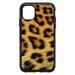 DistinctInk Custom SKIN / DECAL compatible with OtterBox Symmetry for iPhone 11 Pro MAX (6.5 Screen) - Brown Black Leopard Fur Skin Print