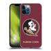 Head Case Designs Officially Licensed Florida State University FSU Florida State University Plain Soft Gel Case Compatible with Apple iPhone 12 Pro Max