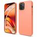 elago Compatible with iPhone 12 Case iPhone 12 Pro Case Liquid Silicone Case for iPhone 12 Case for iPhone 12 Pro 6.1 Inch (Orange)