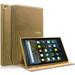 GoldCherry for Amazon Fire HD 8 Tablet Case Folio PU Leather Stand Smart Cover with Auto Wake/Sleep Function for Amazon Fire HD 8 6th/7th/8th Generation 2016/2017/2018 Release(Gold)