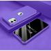 iPhone 12 Pro Max Case iPhone 12 Pro Max (6.7 inch) Case Sturdy Njjex Hard Plastic Case 360 Full Body Shockproof Protection With Tempered Glass Screen Protector Case for iPhone 12 Pro Max -Purple
