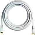 RCA 12 RG-6 Digital Coaxial Cable with Gold Plated F Connectors White