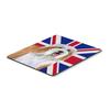 Carolines Treasures LH9482MP Bearded Collie with English Union Jack British Flag Mouse Pad Hot Pad or Trivet Large