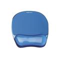 Fellowes 91141 Blue Crystal Msepad/Wrist Rest