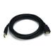 Monoprice USB 2.0 Extension Cable - 10 Feet - Black | Type-A Male to USB Type-A Female 28/24AWG Gold Plated Connectors