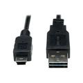 Tripp Lite UR030-006 6 ft. Universal Reversible USB 2.0 Cable (Reversible A to 5Pin Mini B M/M)