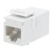 C2G 03677 RJ45 (8P8C) Coupler Keystone Insert Module - White