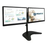 Mount-It! Dual Monitor Desk Stand Fits Two 13-27 Inch Computer Screens