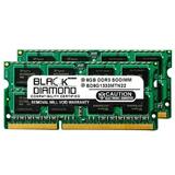 16GB 2X8GB Memory RAM for Apple MacBook Pro 15 Intel Quad-core i7 2.0GHz 204pin 1333MHz PC3-10600 DDR3 SO-DIMM Black Diamond Memory Module Upgrade