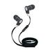 Heavy Bass 3.5mm Stereo Earbuds/ Headset/ Earphones for LG G8 ThinQ Q9 V40 ThinQ G7 Fit G7 One Aristo (Black) - w/ Mic + MND Stylus