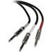 Talent YQQ203 1/4 TRS Stereo Male to Dual 1/4 TS Mono Male Insert Patch Cable 3 ft.