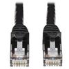 TRIPP LITE N261-003-BK 3 ft. Cat 6A Black Augmented Cat6 (Cat6a) Snagless 10G Certified Patch Cable (RJ45 M/M) - Black