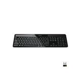 Logitech K750 Wireless Connectivity Solar Keyboard- USB Interface - Black