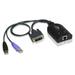 Aten DVI USB Virtual Media KVM Adapter Cable with Smart Card Reader (CPU Module)