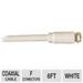 Steren-6 F-F White RG6/UL Cable