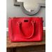 Kate Spade Bags | Kate Spade Pebbled Red Crossbody Satchel Tote | Color: Red | Size: Os
