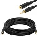 3.5mm Male to Female Stereo Audio Extension Adapter Cable Simyoung Audio Auxiliary Jack Cord for Phones Headphones Speakers Tablets PCs MP3 Players and More - 30FT