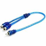 MK AUDIO RCA Audio Cable Y Adapter Splitter 1 Male to 2 Female Plug Cable