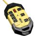 Tripp Lite Safety Surge Protector 120V 8 Outlet Metal 12 Cord OSHA - Receptacles: 8 x NEMA 5-15R - 1500J