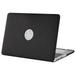 Mosiso MacBook Pro 13 Retina Case Ultra Slim PU Leather Hard Shell Cover for MacBook Pro 13.3 Retina A1502 / A1425 Black