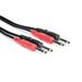 Hosa - CPP-202 - 2m Stereo Interconnect Cable - Dual 1/4 in TS Male to Same