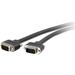 C2G 50213 VGA Cable - Select VGA Video Cable M/M In-Wall CMG-Rated Black (10 Feet 3.04 Meters)