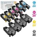 LD Compatible Replacements for Dell Color Laser C1660w Set of 10 Laser Toner Cartridges Includes: 4 332-0399 Black 2 332-0400 Cyan 2 332-0401 Magenta and 2 332-0402 Yellow