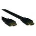 Tripp Lite High Speed HDMI Flat Cable Ultra HD 4K x 2K Digital Video with Audio (M/M) Black 10-ft. (P568-010-FL)