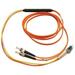 Eaton Tripp Lite Series Fiber Optic Mode Conditioning Patch Cable (ST/LC) 2M (6 ft.) - Mode conditioning cable - LC multi-mode LC single-mode (M) to ST multi-mode (M) - 2 m - yellow orange