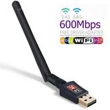 EEEkit 5.8G 433Mbps/2.4G 150Mbps Mini Wireless Dual Band WIFI USB Adapter with Antenna Network Dongle for PC Laptop