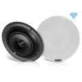 Pyle PDICBT87 - Dual 8.0â€™â€™ Bluetooth Ceiling / Wall Speaker Kit (2) Flush Mount 2-Way Speakers 400 Watt