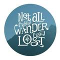 POPCreation Not All Those Who Wander Are Lost Round Mouse pads Gaming Mouse Pad 7.87x7.87 inches