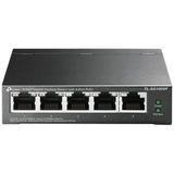 TP-Link TL-SG1005P| 5 Port Fast Ethernet PoE Switch | 4 PoE+ Ports @67W | Desktop | Plug & Play | Sturdy Metal w/ Shielded Ports | Fanless | Limited Lifetime Protection | Extend & Priority Mode