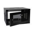 Tripp Lite 6U Wall Mount Rack Enclosure Server Cabinet Switch Depth Deep - 19 6U Wide x 20.50 Deep Wall Mountable for Server - Black - Steel - 200 lb x Maximum Weight Capacity - 90.70 lb x