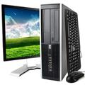 HP EliteDesk 8100 Tower Computer PC Intel Dual-Core i5 500GB HDD 8GB DDR3 RAM Windows 10 Home DVD WIFI 19in Monitor Wireless Keyboard and Mouse (Used - Like New)