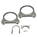 Pack of 2 Universal 2.125 -2 1/8 I.D. Heavy Duty Exhaust Hanger U Bolt Clamp