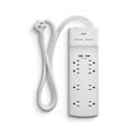 NXT Technologies 8-Outlet 2 USB Surge Protect 6ft Crd 2100 Joules NX54317