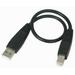 High Speed USB 2.0 A to B Cable 1ft 1 x Type A 1 x Type B Cable Black