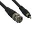 Kentek 6 Feet FT Premium BNC male to RCA male composite video cable cord connector male to male M/M black 75 ohm coaxial